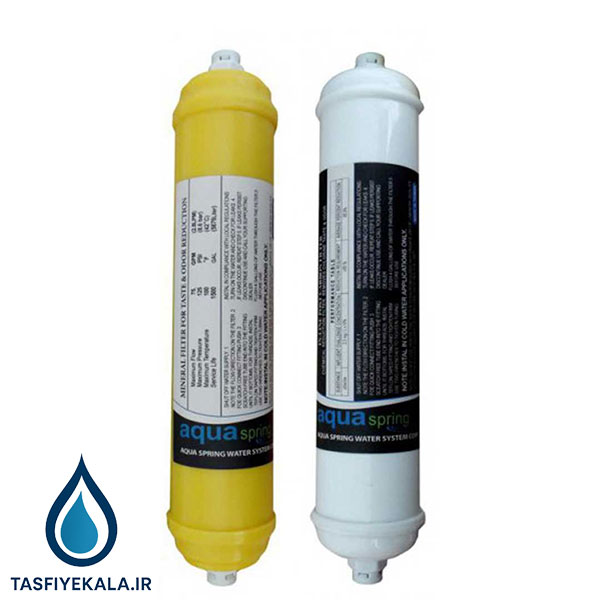ست دو عددی فیلتر تصفیه آب خانگی آکوآ اسپرینگ (Aqua Spring) مدل P-M-S