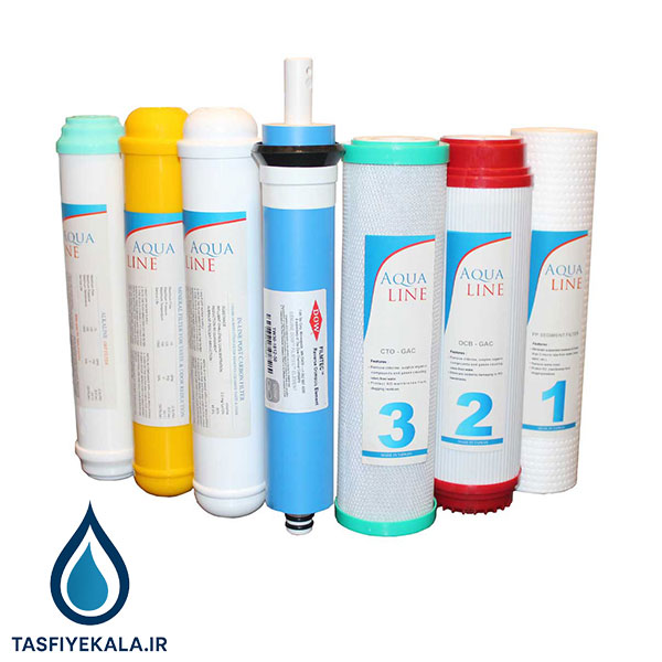 ست 7 عددی فیلترهای دستگاه تصفیه آب خانگی مدل 7S