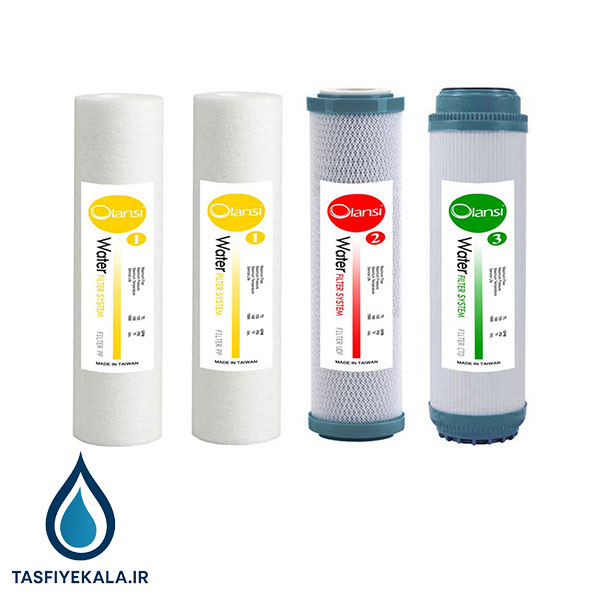 ست 4 عددی فیلترهای تصفیه آب خانگی اولانسی (Olansi) مدل EXTRA PP-1