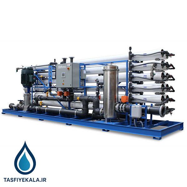 دستگاه تصفیه آب صنعتی RO با ظرفیت 1500 متر مکعب