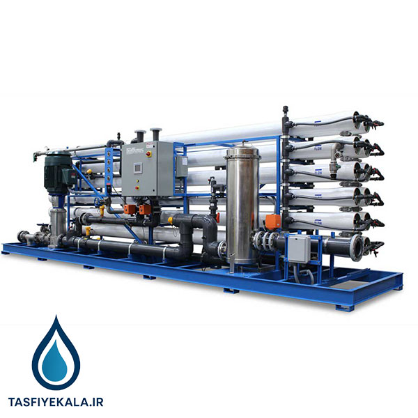 دستگاه تصفیه آب صنعتی RO با ظرفیت 1000 متر مکعب