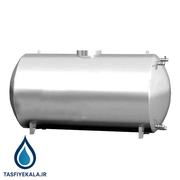 منبع کویل دار افقی 300 لیتری با ضخامت 4 میلی متر رخشاب