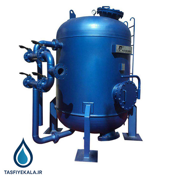 فیلتر شنی فلزی رخشاب با ظرفیت 1.3 متر مکعب در ساعت
